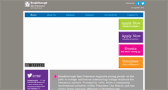 Desktop Screenshot of breakthroughsf.org
